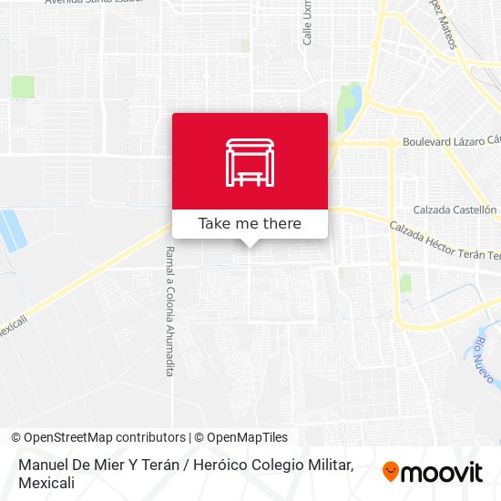 Manuel De Mier Y Terán / Heróico Colegio Militar map