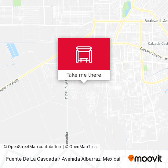 Fuente De La Cascada / Avenida Albarraz map