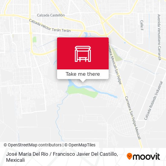 Mapa de José María Del Río / Francisco Javier Del Castillo