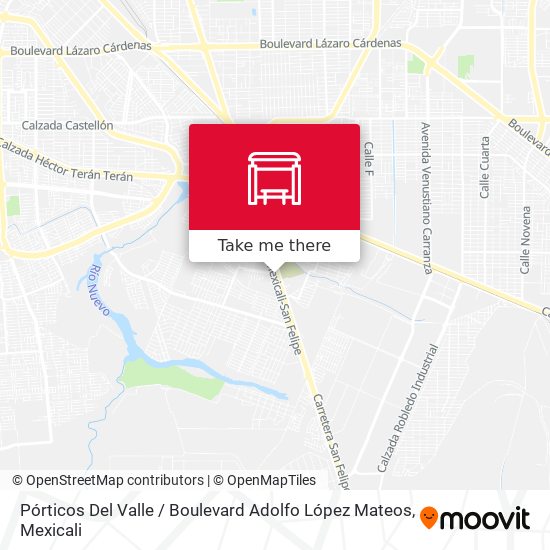 Pórticos Del Valle / Boulevard Adolfo López Mateos map