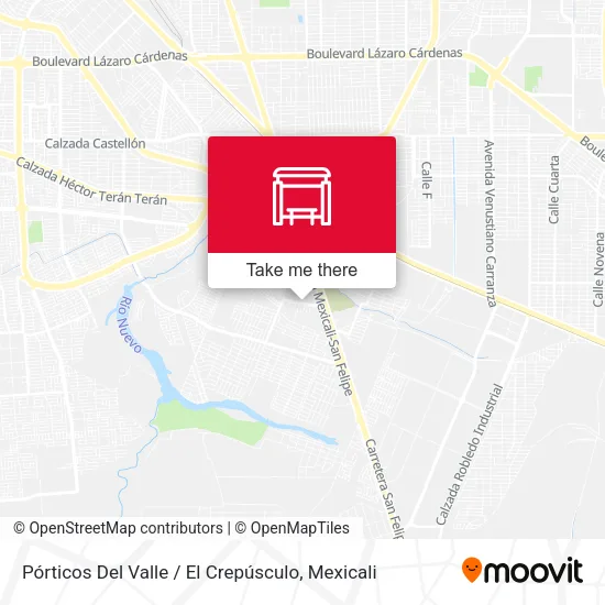 Mapa de Pórticos Del Valle / El Crepúsculo