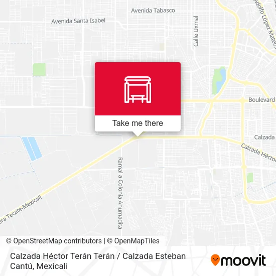 Mapa de Calzada Héctor Terán Terán / Calzada Esteban Cantú