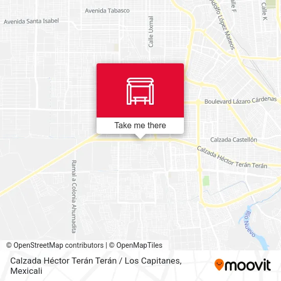Mapa de Calzada Héctor Terán Terán / Los Capitanes