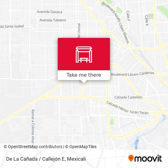 Mapa de De La Cañada / Callejón E