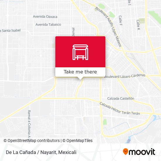 Mapa de De La Cañada / Nayarit