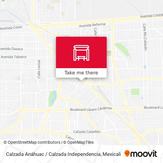 Calzada Anáhuac / Calzada Independencia map