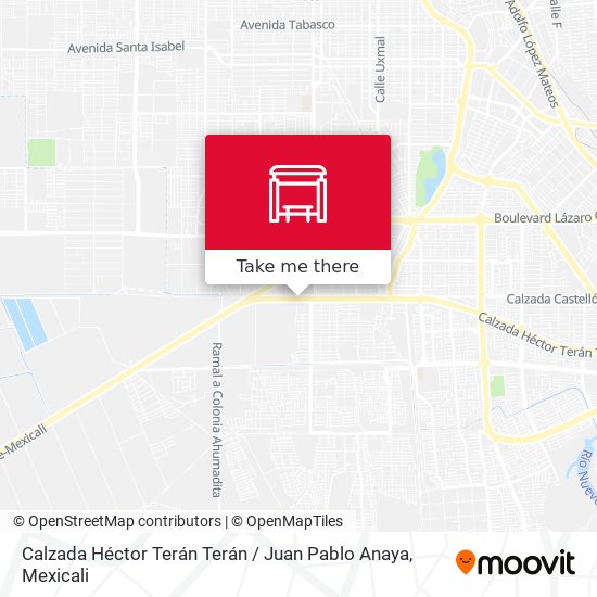 Mapa de Calzada Héctor Terán Terán / Juan Pablo Anaya