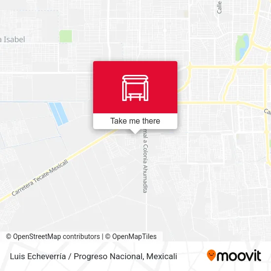 Luis Echeverría / Progreso Nacional map