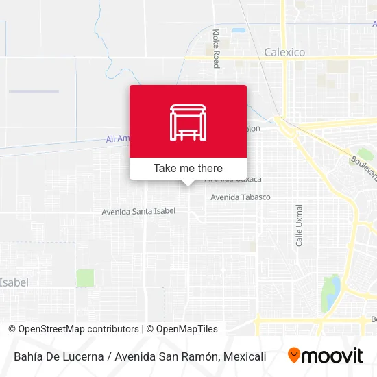 Mapa de Bahía De Lucerna / Avenida San Ramón