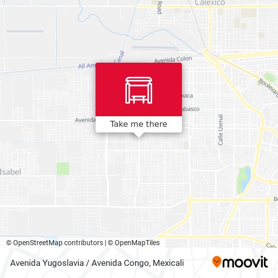 Mapa de Avenida Yugoslavia / Avenida Congo