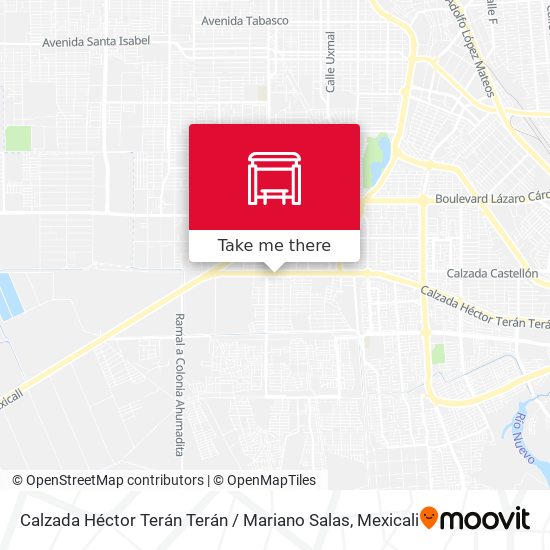 Calzada Héctor Terán Terán / Mariano Salas map
