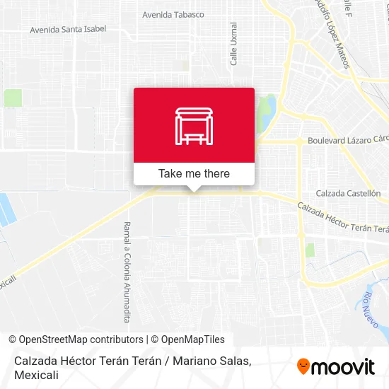 Mapa de Calzada Héctor Terán Terán / Mariano Salas
