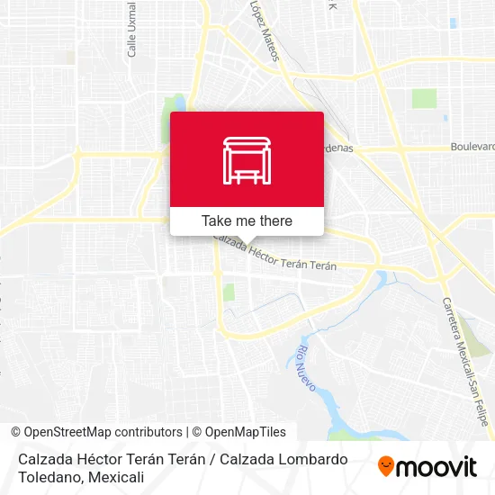 Mapa de Calzada Héctor Terán Terán / Calzada Lombardo Toledano