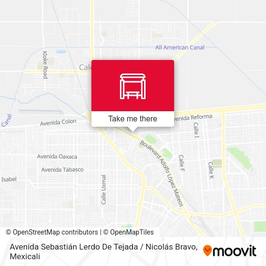 Mapa de Avenida Sebastián Lerdo De Tejada / Nicolás Bravo