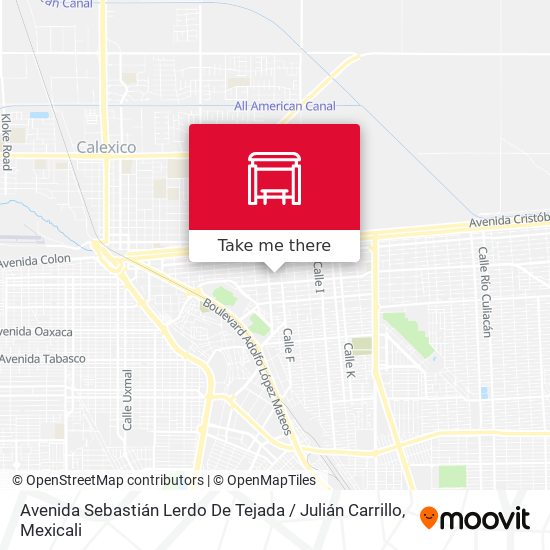 Mapa de Avenida Sebastián Lerdo De Tejada / Julián Carrillo