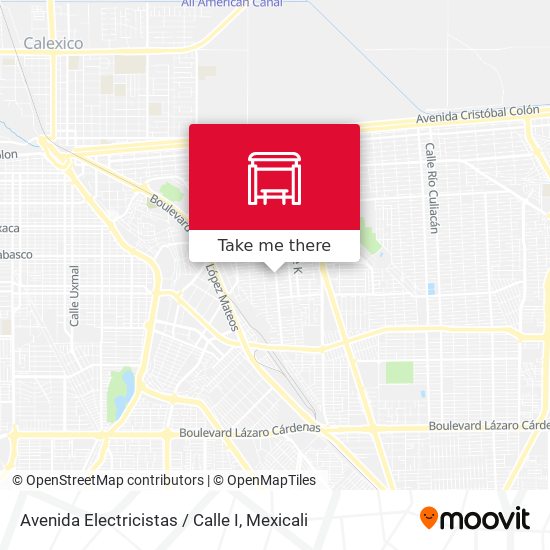 Avenida Electricistas / Calle I map