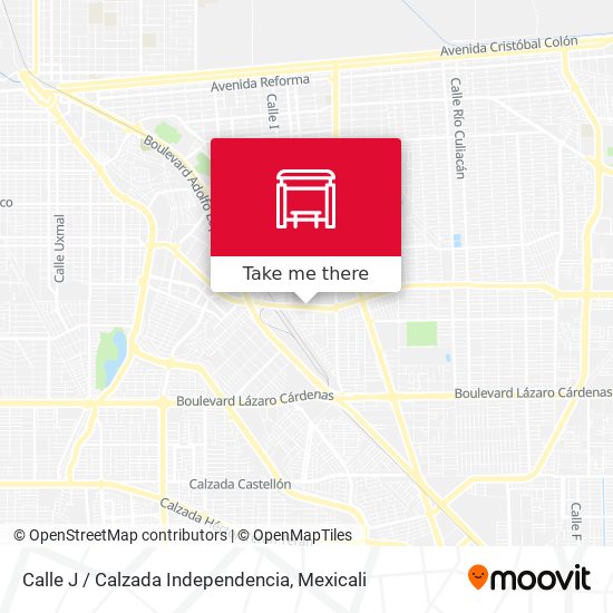Calle J / Calzada Independencia map