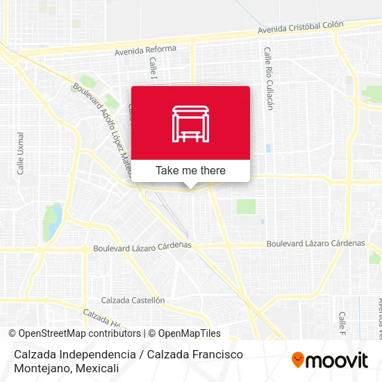 Mapa de Calzada Independencia / Calzada Francisco Montejano
