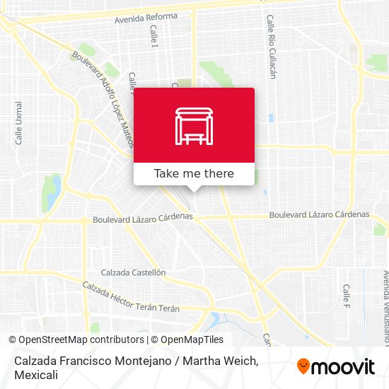 Mapa de Calzada Francisco Montejano / Martha Weich
