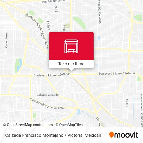 Mapa de Calzada Francisco Montejano / Victoria
