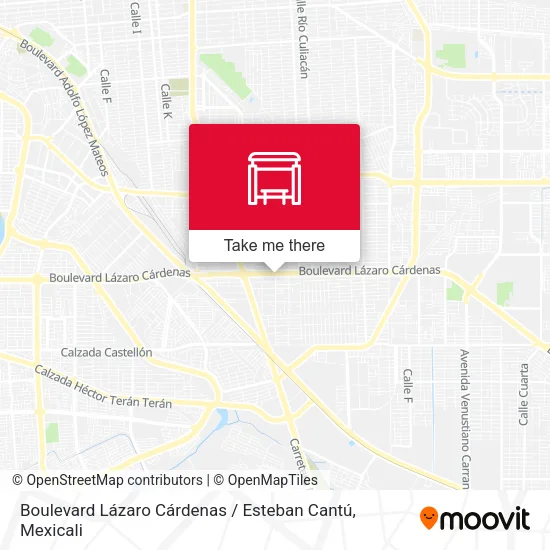 Mapa de Boulevard Lázaro Cárdenas / Esteban Cantú