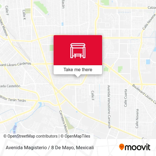 Mapa de Avenida Magisterio / 8 De Mayo