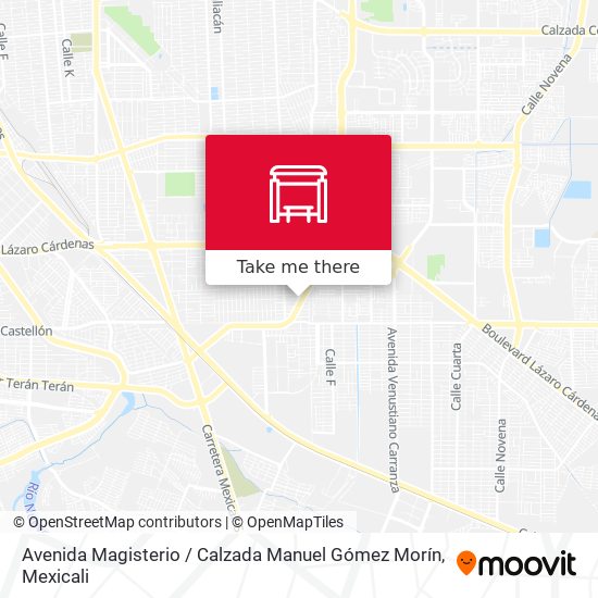 Mapa de Avenida Magisterio / Calzada Manuel Gómez Morín