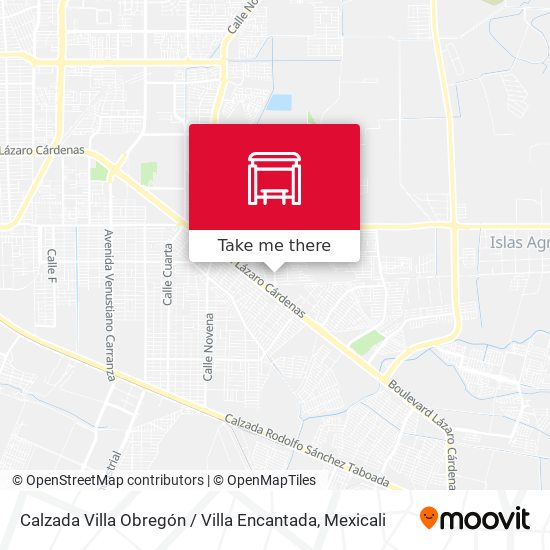 Calzada Villa Obregón / Villa Encantada map