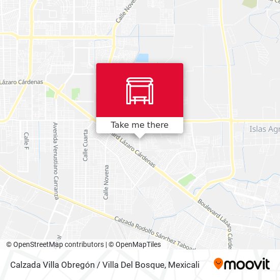 Calzada Villa Obregón / Villa Del Bosque map