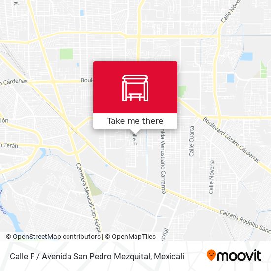 Calle F / Avenida San Pedro Mezquital map