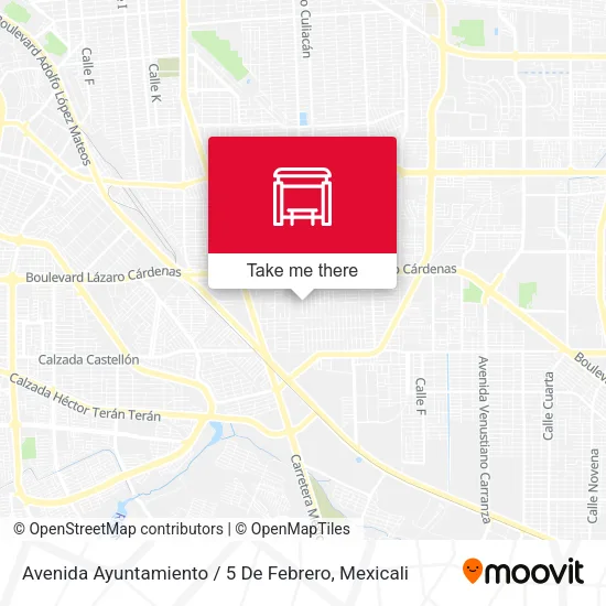 Mapa de Avenida Ayuntamiento / 5 De Febrero