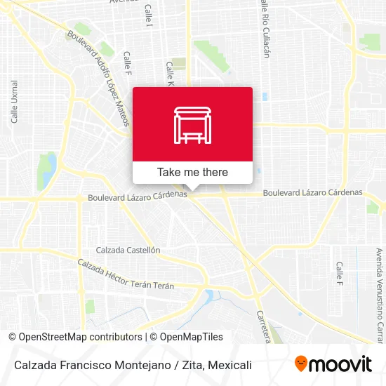 Mapa de Calzada Francisco Montejano / Zita