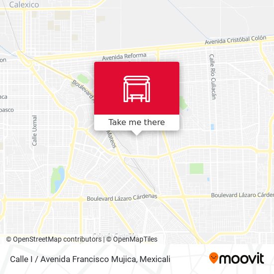 Mapa de Calle I / Avenida Francisco Mujica