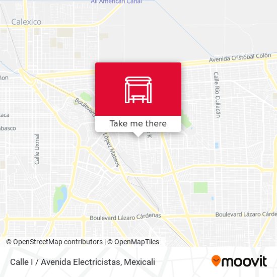 Calle I / Avenida Electricistas map