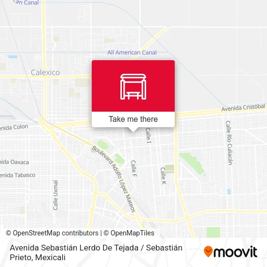 Mapa de Avenida Sebastián Lerdo De Tejada / Sebastián Prieto