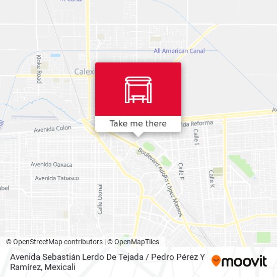 Mapa de Avenida Sebastián Lerdo De Tejada / Pedro Pérez Y Ramírez
