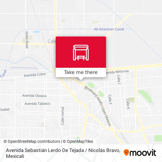 Avenida Sebastián Lerdo De Tejada / Nicolás Bravo map