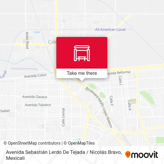 Mapa de Avenida Sebastián Lerdo De Tejada / Nicolás Bravo