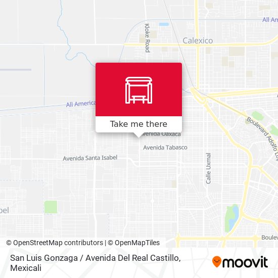 San Luis Gonzaga / Avenida Del Real Castillo map
