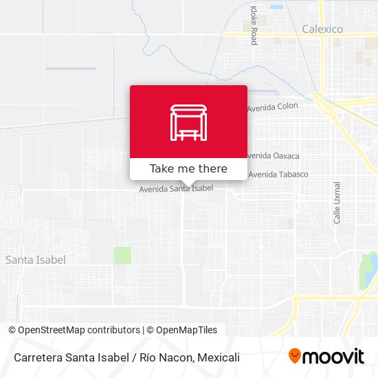 Carretera Santa Isabel / Río Nacon map