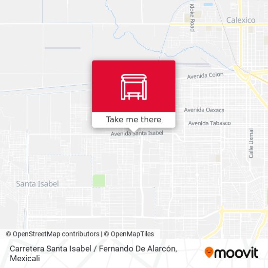 Mapa de Carretera Santa Isabel / Fernando De Alarcón