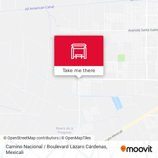 Camino Nacional / Boulevard Lázaro Cárdenas map