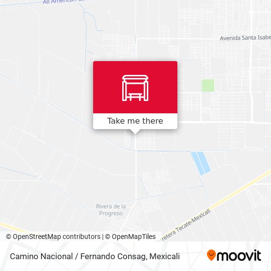 Mapa de Camino Nacional / Fernando Consag