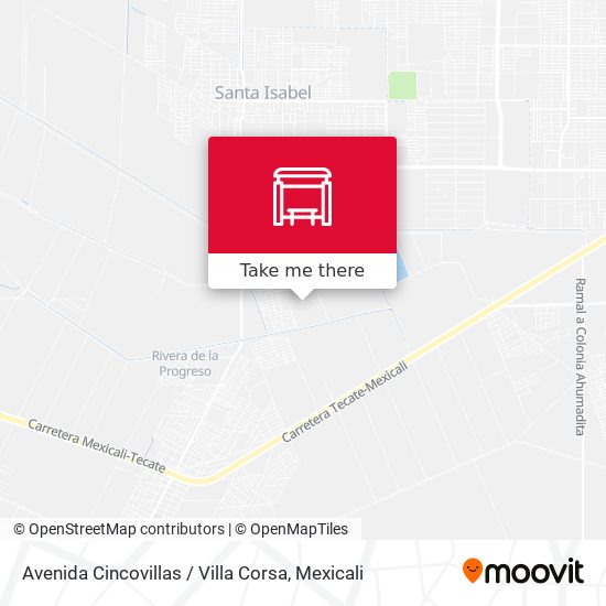 Avenida Cincovillas / Villa Corsa map