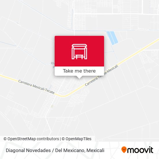 Diagonal Novedades / Del Mexicano map