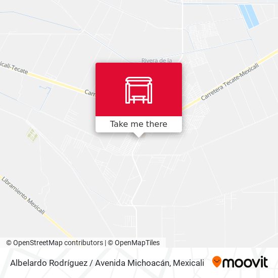 Albelardo Rodríguez / Avenida Michoacán map
