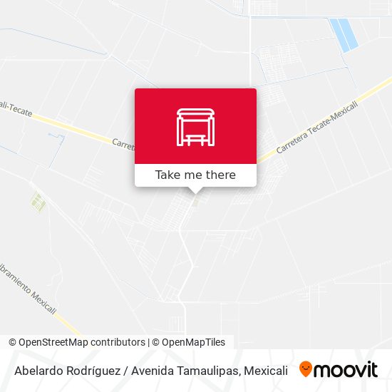 Abelardo Rodríguez / Avenida Tamaulipas map