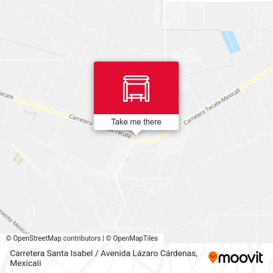 Mapa de Carretera Santa Isabel / Avenida Lázaro Cárdenas