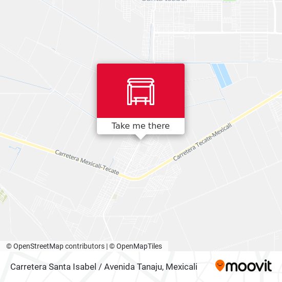 Mapa de Carretera Santa Isabel / Avenida Tanaju