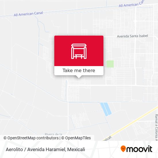 Aerolito / Avenida Haramiel map